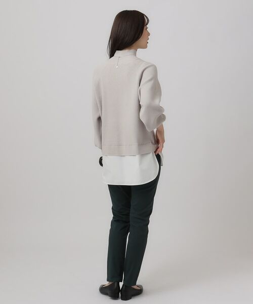 SHOO・LA・RUE / シューラルー ニット・セーター | レイヤードスタイルが一枚で叶う　裾ドッキングニット | 詳細3
