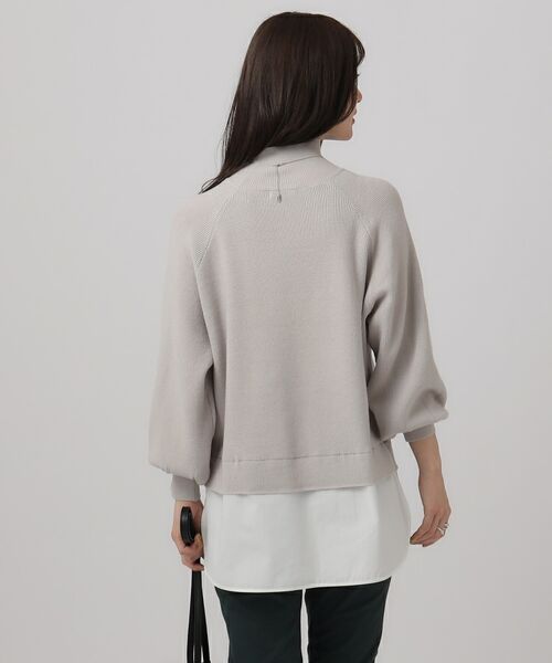 SHOO・LA・RUE / シューラルー ニット・セーター | レイヤードスタイルが一枚で叶う　裾ドッキングニット | 詳細6