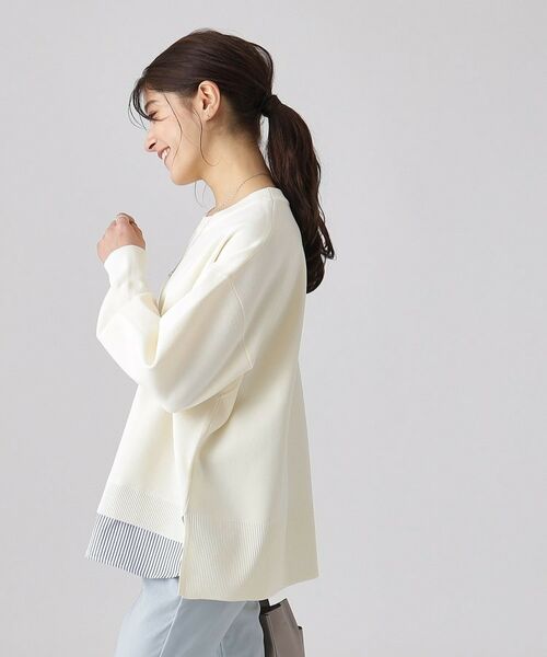 SHOO・LA・RUE / シューラルー ニット・セーター | 一枚で簡単こなれ見え スポンディッシュ 裾レイヤード風ニット | 詳細2