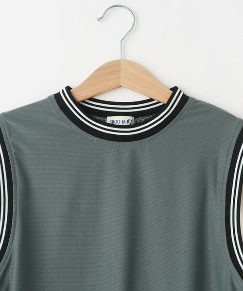 SHOO・LA・RUE / シューラルー Tシャツ | 【110-140cm】ユニフォーム風レイヤードTシャツ | 詳細6