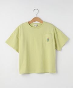 【110-140cm】ポケット刺繍Tシャツ