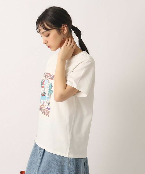 SHOO・LA・RUE / シューラルー Tシャツ | 【洗える】コンパクト プリントTシャツ | 詳細6