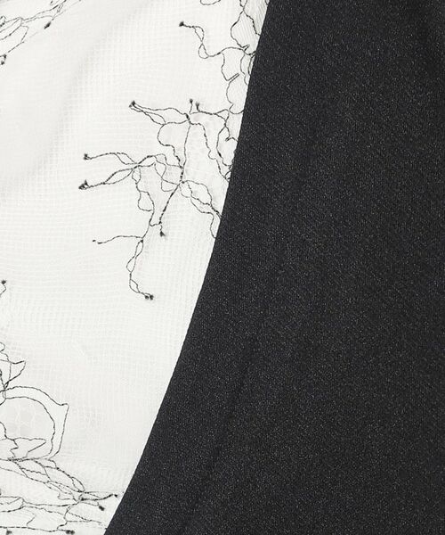 SHOO・LA・RUE / シューラルー ロング・マキシ丈ワンピース | 【七分袖】一枚で決まる お袖レースドッキングワンピース | 詳細4