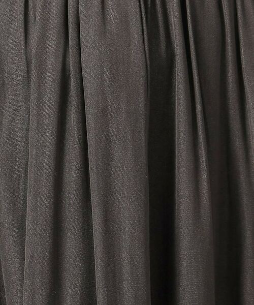 SHOO・LA・RUE / シューラルー スカート | 【無理せずキレイ/ロングシーズン活躍】女性らしく上品な サテンギャザースカート | 詳細13