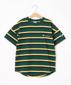 【Champion】マルチボーダー半袖Tシャツ