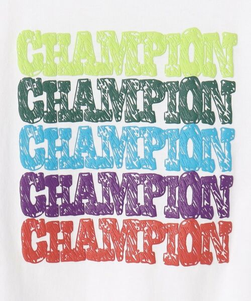 SHOO・LA・RUE / シューラルー Tシャツ | 【Champion】カラフルロゴTシャツ | 詳細7