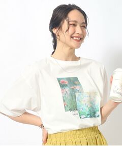 【洗える/プチプラ/綿100％】グラフィック半袖ゆるTシャツ