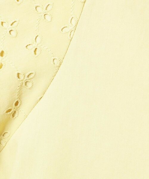 SHOO・LA・RUE / シューラルー シャツ・ブラウス | 【体型カバー/5分袖】刺繍レース パフ袖ブラウス | 詳細12