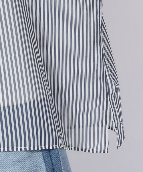 SHOO・LA・RUE / シューラルー シャツ・ブラウス | 【洗える】さらりと羽織れる ポンチョ風 シアーシャツ | 詳細26
