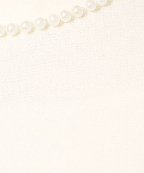SHOO・LA・RUE / シューラルー カットソー | 衿パール調釦お袖ふんわり五分袖トップス | 詳細4