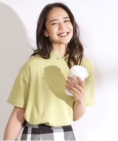 【高レビュー/洗える/接触冷感/UV】大人カジュアル 抜け襟Tシャツ