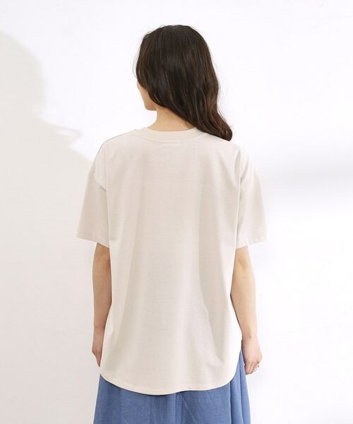 SHOO・LA・RUE / シューラルー Tシャツ | 【洗える/ひんやり/UV】クルーネック ロゴTシャツ | 詳細21