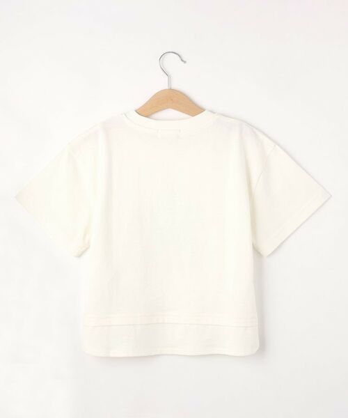 SHOO・LA・RUE / シューラルー Tシャツ | 【110-140cm】裾レイヤード箔プリントTシャツ | 詳細2