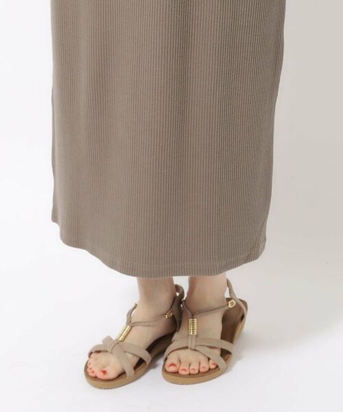 SHOO・LA・RUE / シューラルー ロング・マキシ丈スカート | 楽ちんなのにキレイ見え リブナロースカート | 詳細17