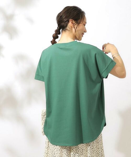 SHOO・LA・RUE / シューラルー Tシャツ | 【汗ジミ防止/接触冷感/UV】夏も好きな色を着よう 欲ばりTシャツ | 詳細15