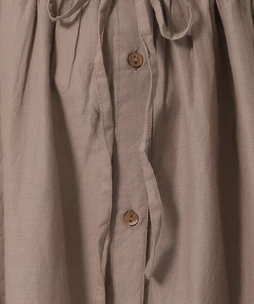 SHOO・LA・RUE / シューラルー ロング・マキシ丈ワンピース | さらりと着こなす インド綿 裾刺繍ワンピース | 詳細15