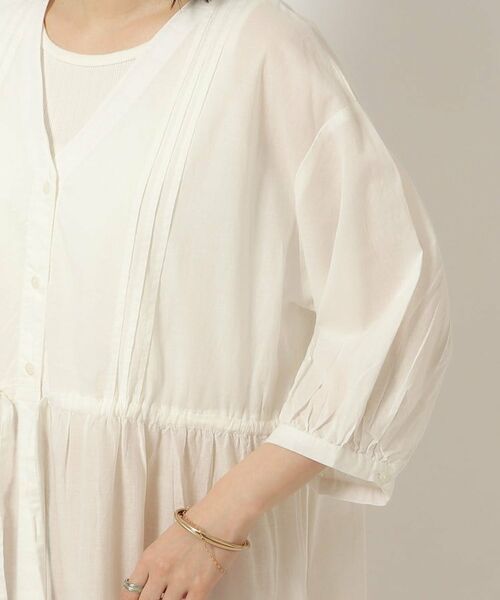 SHOO・LA・RUE / シューラルー ロング・マキシ丈ワンピース | さらりと着こなす インド綿 裾刺繍ワンピース | 詳細29