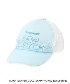 【サンリオキャラクターズ】フリル刺繍メッシュCAP