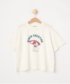 【110-140cm/リンク】BIGシルエット プリントTシャツ