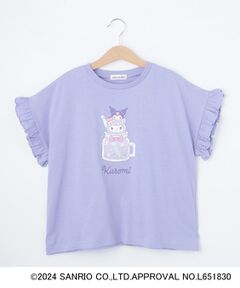 【サンリオキャラクターズ】フリル袖モチーフTシャツ