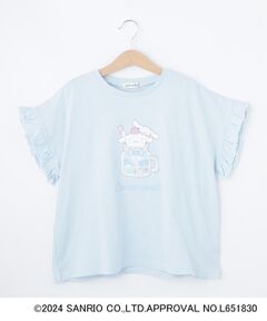 【サンリオキャラクターズ】フリル袖モチーフTシャツ