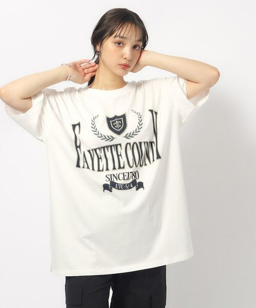 SHOO・LA・RUE / シューラルー Tシャツ | ゆるっとが今年らしい プリントBIG Tシャツ | 詳細1