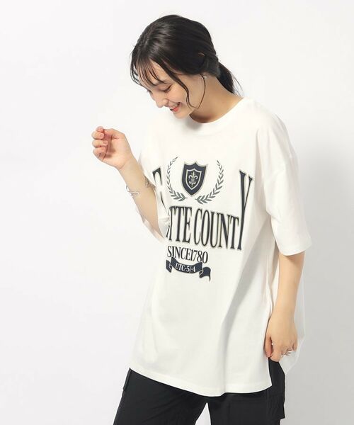 SHOO・LA・RUE / シューラルー Tシャツ | ゆるっとが今年らしい プリントBIG Tシャツ | 詳細2