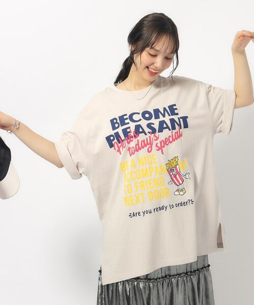 SHOO・LA・RUE / シューラルー Tシャツ | ゆるっとが今年らしい プリントBIG Tシャツ | 詳細5