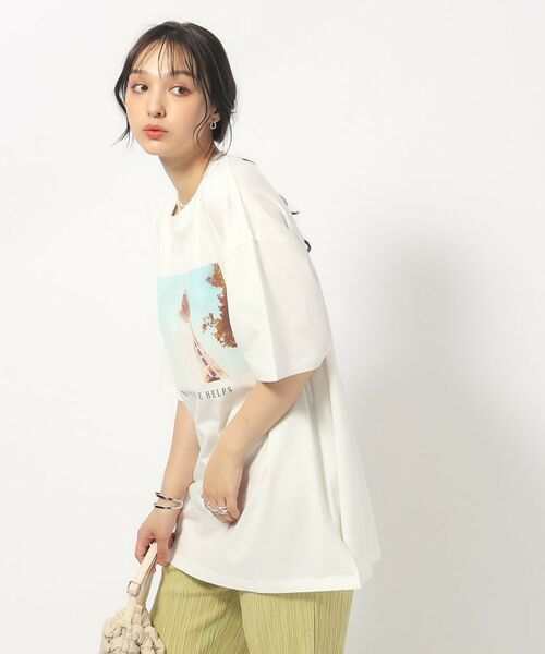 SHOO・LA・RUE / シューラルー Tシャツ | ゆるっとが今年らしい プリントBIG Tシャツ | 詳細9