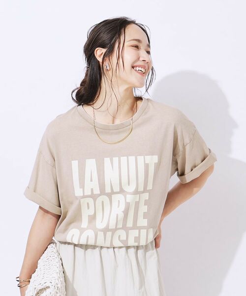 SHOO・LA・RUE / シューラルー Tシャツ | ヴィンテージ感がたまらない 古着風ロゴTシャツ | 詳細5