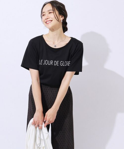 SHOO・LA・RUE / シューラルー その他トップス | 【2点セット】ラメシアーTOPS × ロゴTシャツ | 詳細9