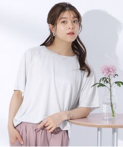 SHOO・LA・RUE / シューラルー カットソー | 【セットアップ可】きらっとラメが華やか ステッチゆるトップス