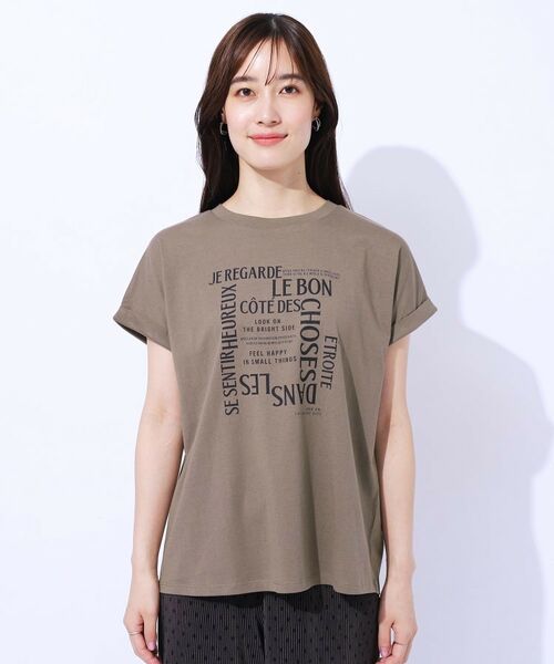 SHOO・LA・RUE / シューラルー Tシャツ | 【洗える】USAコットン ロゴTシャツ | 詳細17