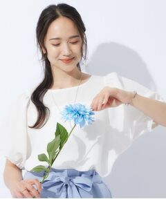 SHOO・LA・RUE / シューラルー シャツ・ブラウス | 【洗える】1枚で大人可愛く ギャザー袖 しぼしぼブラウス