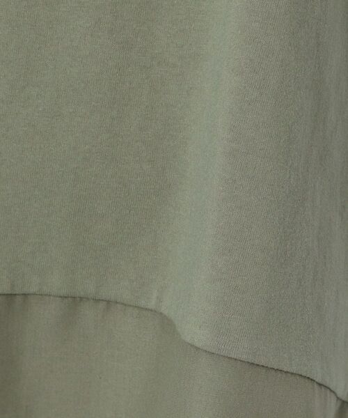 SHOO・LA・RUE / シューラルー Tシャツ | 異素材切替ペプラムTシャツ | 詳細12