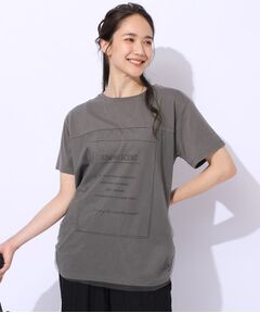 【洗える】インしない派さんの 重ねチュールプリントTシャツ