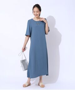 SHOO・LA・RUE / シューラルー ロング・マキシ丈ワンピース | 【洗える】Aラインで女性らしく 1枚で映えるギンガムワンピース