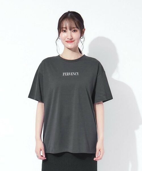 SHOO・LA・RUE / シューラルー Tシャツ | ラメ発泡ロゴBIGTシャツ | 詳細13