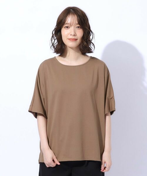 SHOO・LA・RUE / シューラルー Tシャツ | 【洗える】バックフリルで差をつける ドルマンTシャツ | 詳細14