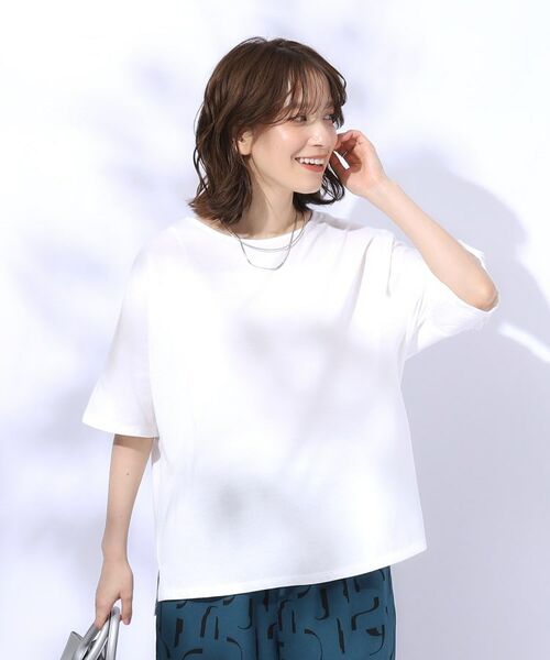 SHOO・LA・RUE / シューラルー Tシャツ | 【洗える】バックフリルで差をつける ドルマンTシャツ | 詳細2