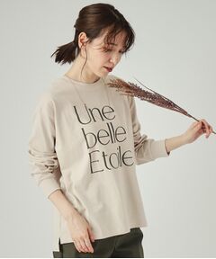 【洗える】プリントロングスリーブTシャツ