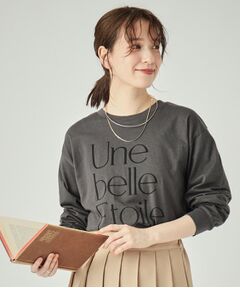 【洗える】プリントロングスリーブTシャツ