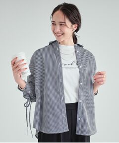 【S-LL】1枚で主役になる バックシャーリングシャツ