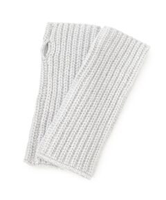 SHOO・LA・RUE / シューラルー 手袋 | ラメ混ニットアームカバー