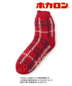 SHOO・LA・RUE / シューラルー ソックス | 【ホカロン】クルー丈二重編み裏ボアルームソックス
