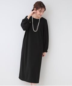 SHOO・LA・RUE / シューラルー ロング・マキシ丈ワンピース | 【S-3L/お袖デザイン2WAY】異素材ドッキングワンピース