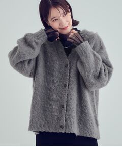 SHOO・LA・RUE / シューラルー カーディガン・ボレロ | 【洗える】ふわふわ起毛 オーバーサイズ カーディガン