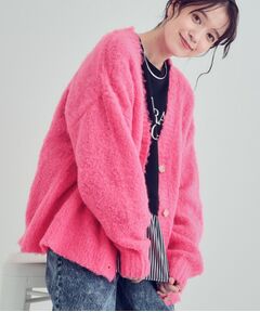 SHOO・LA・RUE / シューラルー カーディガン・ボレロ | 【洗える】ふわふわ起毛 オーバーサイズ カーディガン