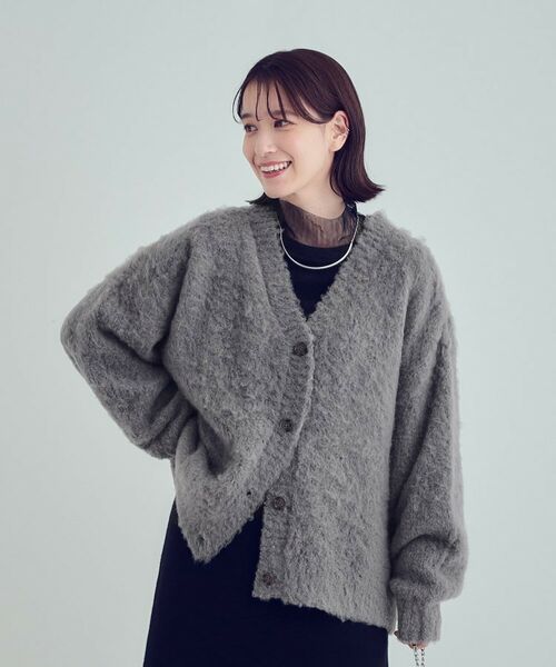 SHOO・LA・RUE / シューラルー カーディガン・ボレロ | 【洗える】ふわふわ起毛 オーバーサイズ カーディガン | 詳細1
