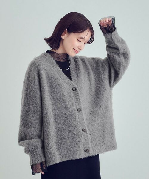 SHOO・LA・RUE / シューラルー カーディガン・ボレロ | 【洗える】ふわふわ起毛 オーバーサイズ カーディガン | 詳細2